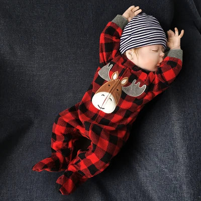 New Hot Polar Fleece Pajamas Baby Winter Romper Cover All Jumpsuits Newborn Boys Clothing Little Girl Fall Clothes Toddler 0-12M