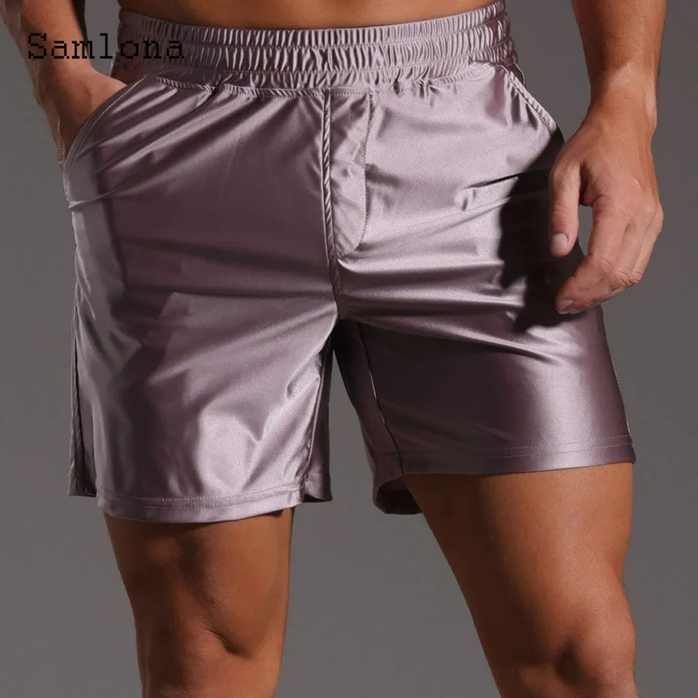 Plus Size 4xl Mens Board Shorts Sexy Leisure Short Pants Khaki Black Elastic Waist Lace-up Pocket New Summer Casual Beach Shorts