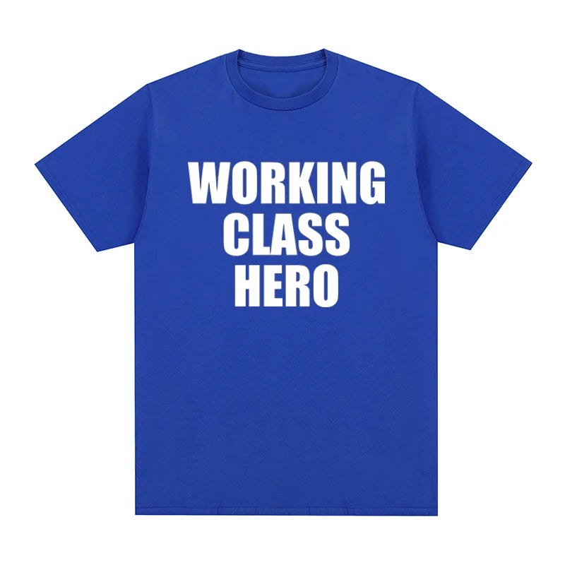 working class hero John Vintage t-shirt Streetwear Y2K 90s Cotton Men T shirt New TEE TSHIRT Womens tops