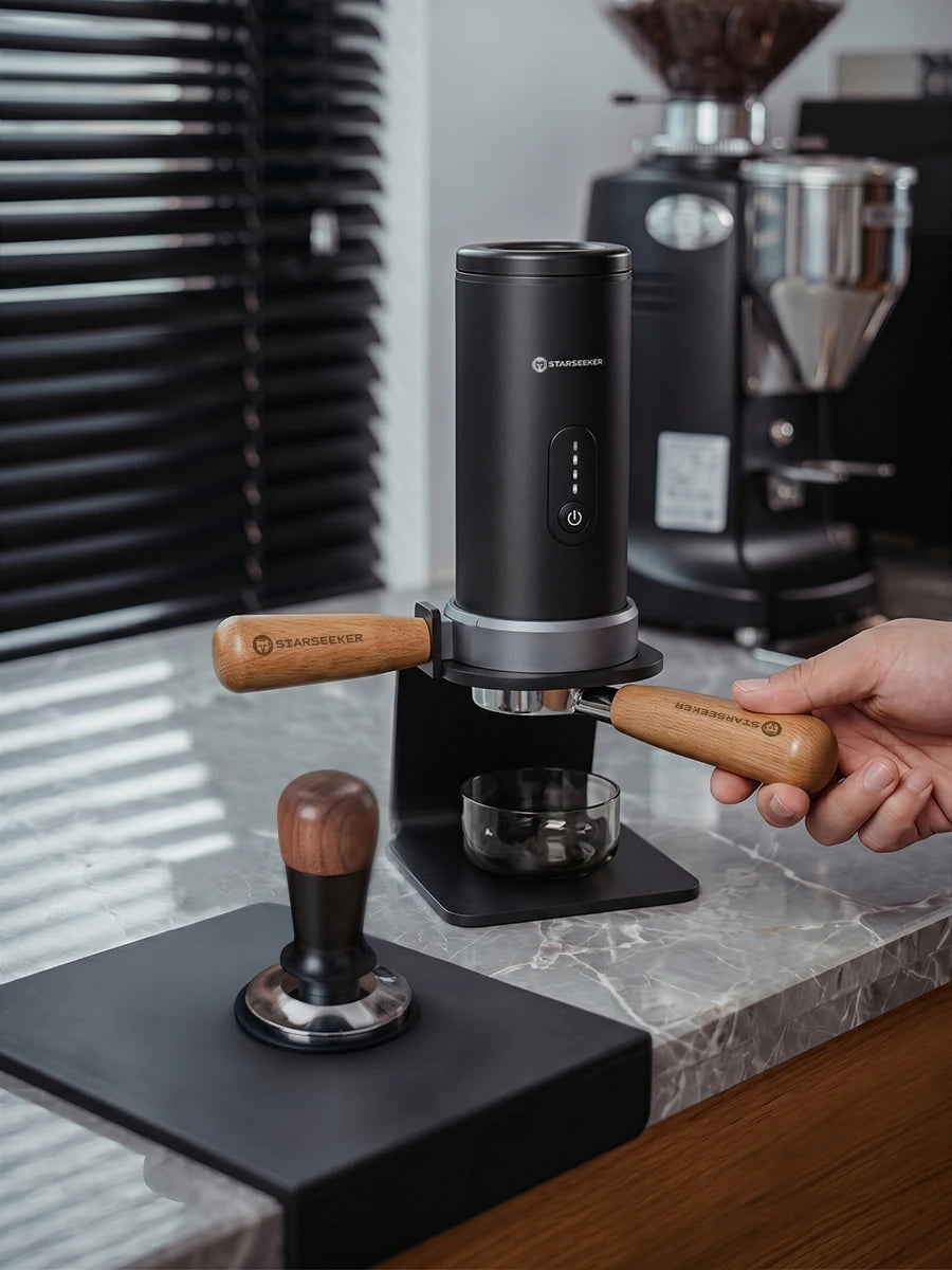 STARSEEKER S58/S58Pro Portable Espresso Coffee Maker Wireless Heating Coffee Machine Bottomless Handle Bottomless Extraction