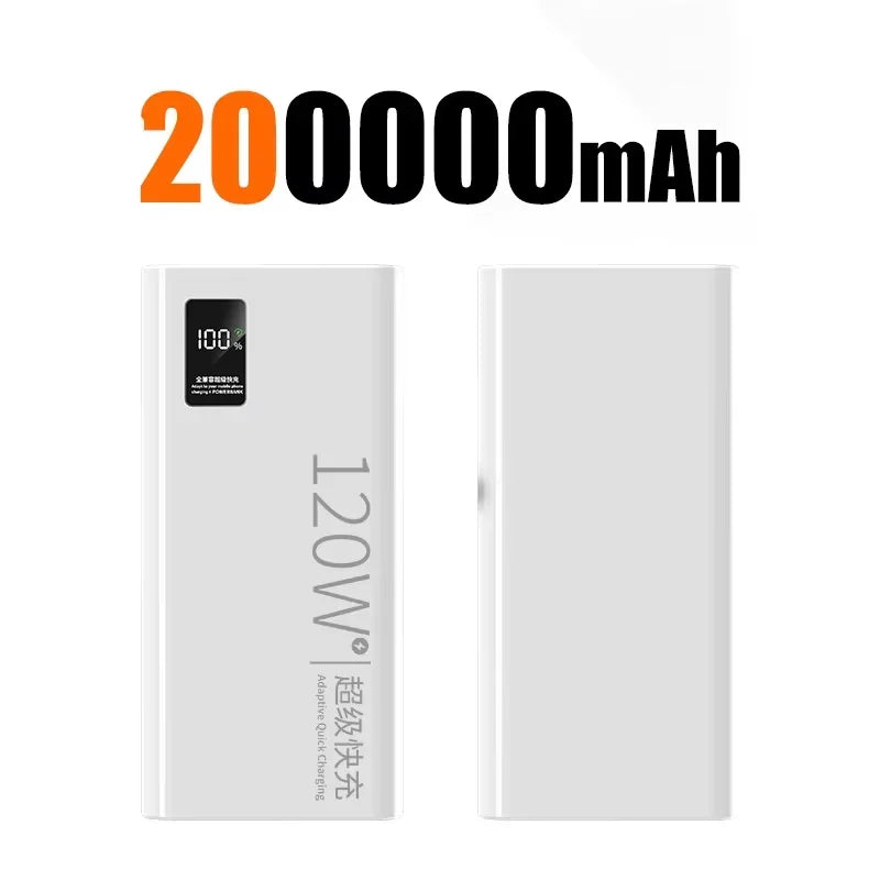Lenovo Original 500000mAh Powerbank External Spare Battery Portable Charger For Xiaomi iPhone Super Fast Charging PowerBank