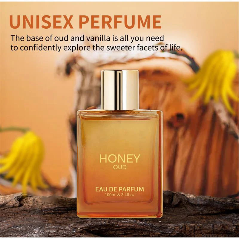 Honey Oud Rose Gourmet Scent Perfume,Women Sweet Warm Eau De Toilette,Lemon/Blackcurrant/Sandalwood/Vanilla Light Fragrance Mist