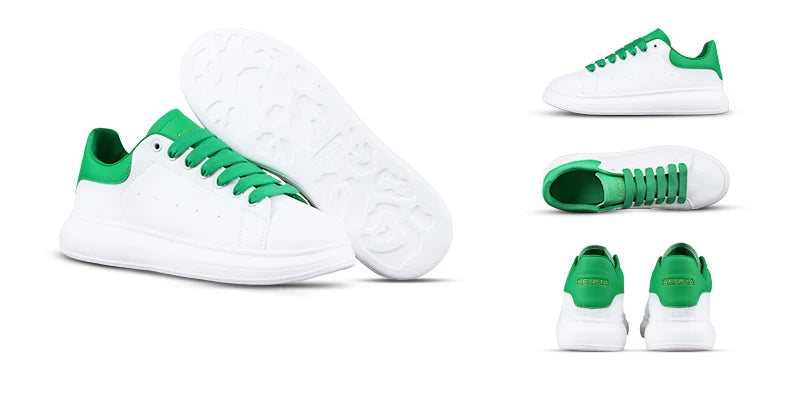 SENMA Luxury Design Sneakers For Men 2025 White Board-shoe Soft Women Walking Shoes Running Shoes Couples Sneakers Tennis shoes