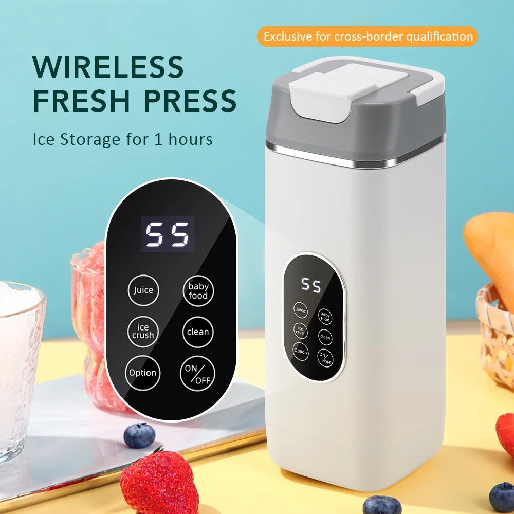 6 Color 400ml Portable USB Blender Electric Travel Juicer Cup For Smoothie Milkshake Kitchen Mini Mixer Tool