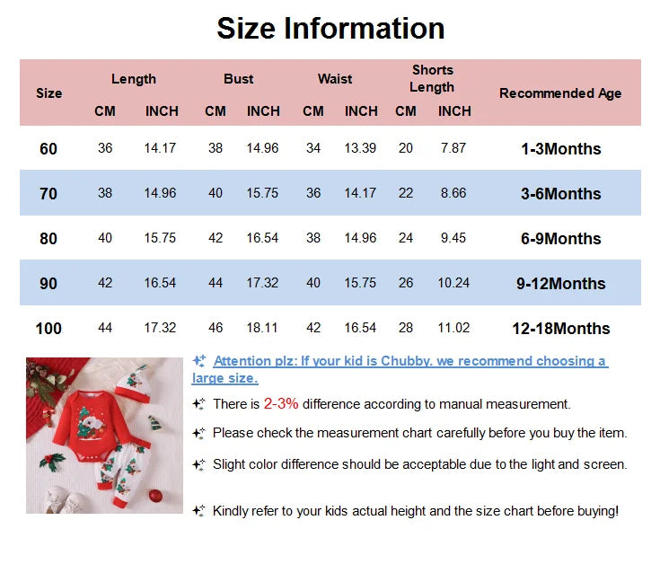 Baby Boy and Girl Christmas Costume Cute Koala Long Sleeve Top+ Pants+Hat 3PCS Clothes Set for 1-18 Months Infant Holiday Suit