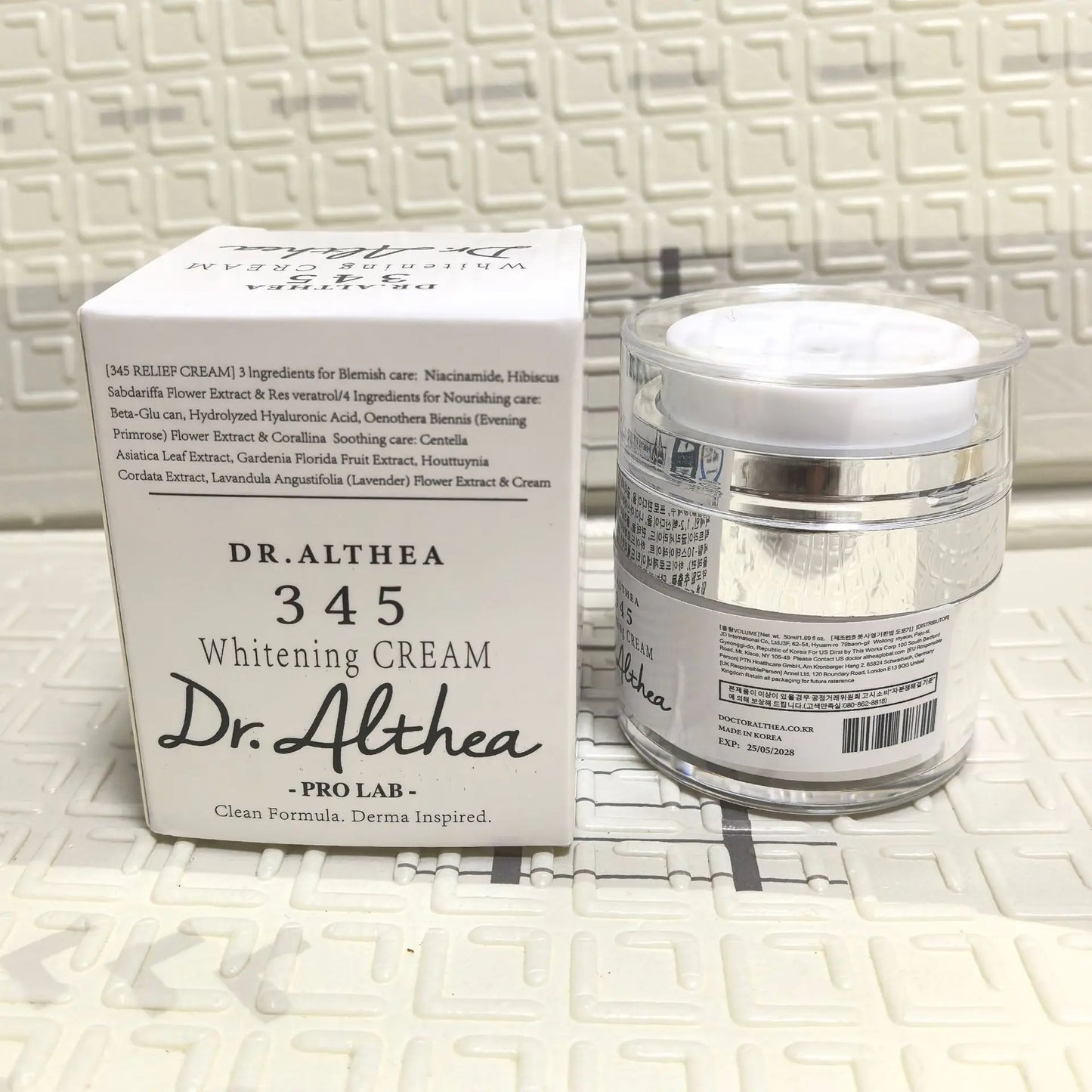 Hyaluronic Acid 345 Antioxidant Cream Deep Repair Moisturizing Hydrating Cream Korean Skin Care Products Cosmetics Whitening