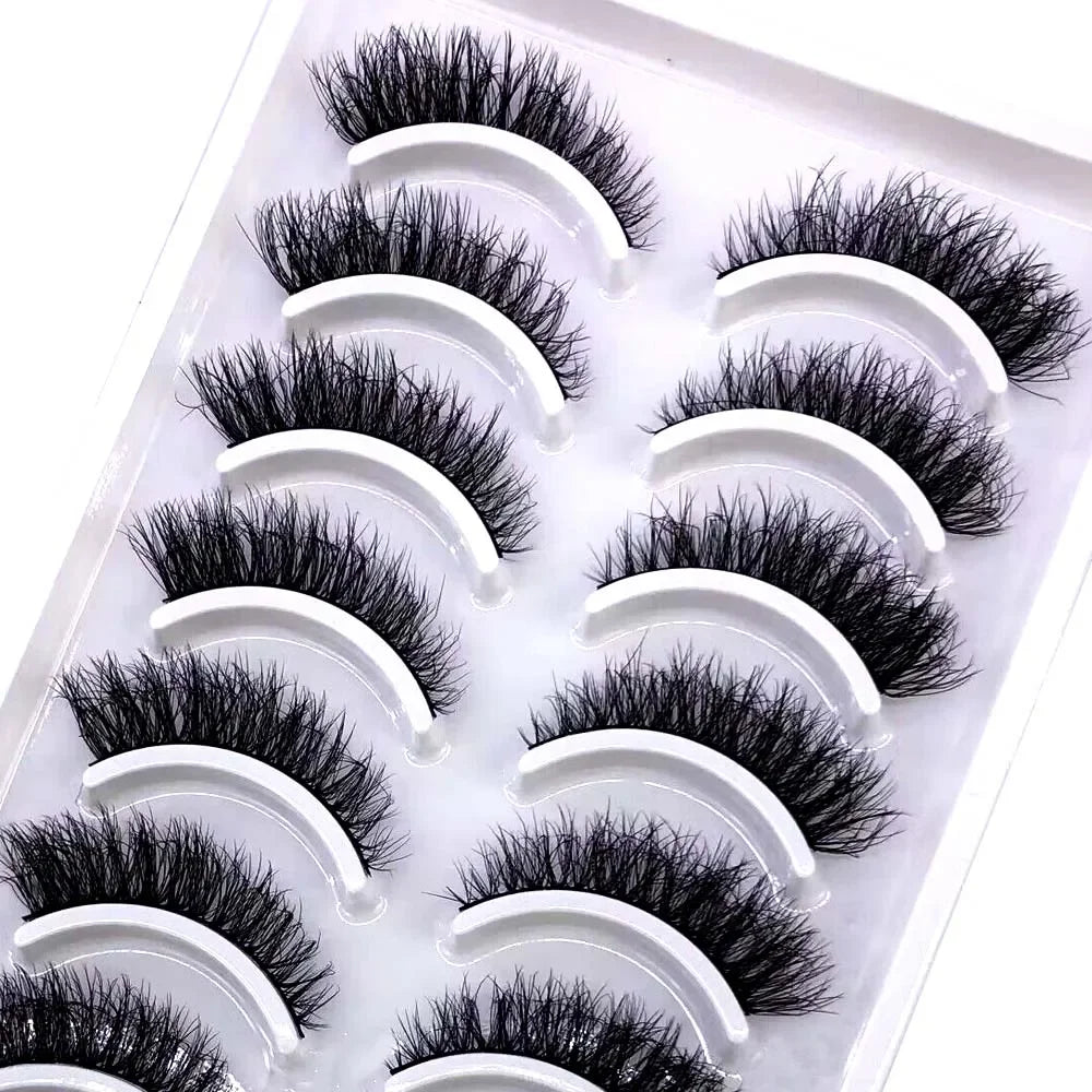 33 Style 10/50/100 Boxes 10Pairs Natural 3D Mink False Eyelashes Makeup Fake Eye Lashes Faux Cils Make Up Beauty Tools Wholesale