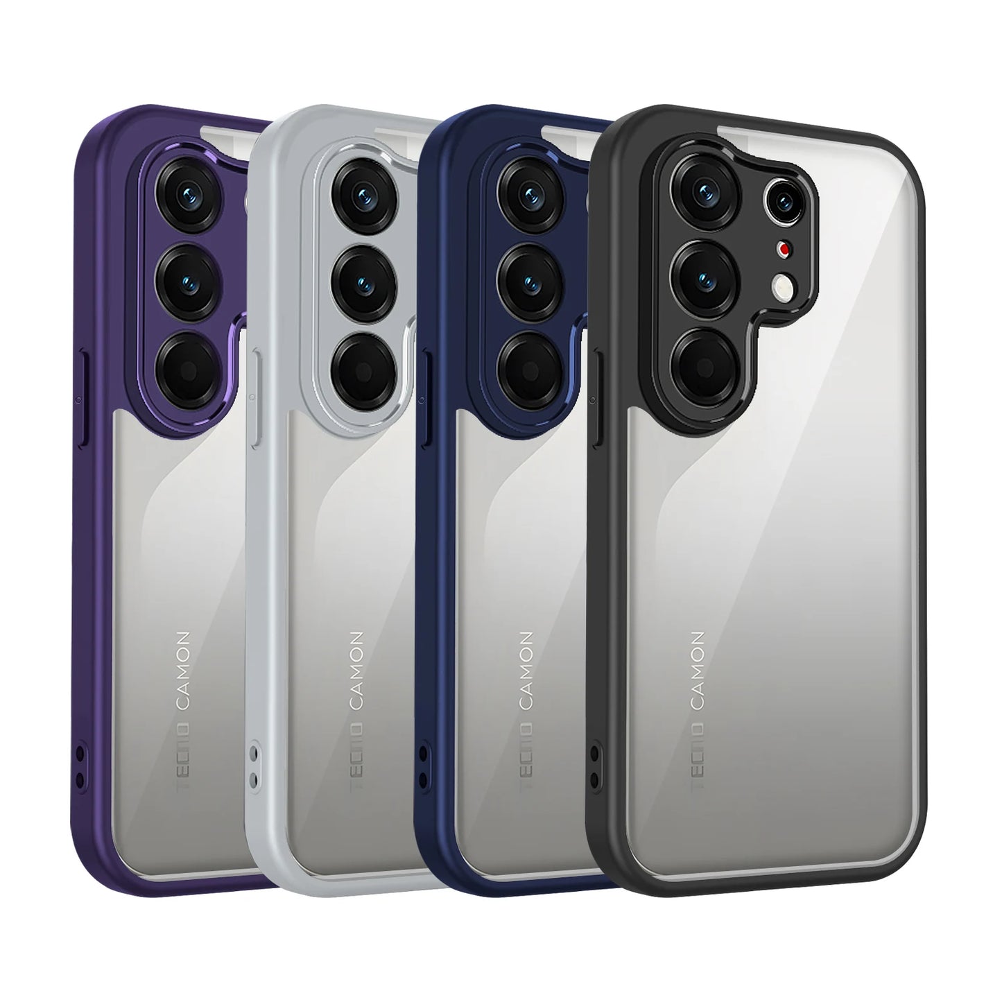 For Tecno Camon 50 Ultra Air Cushion Silicon Bumper Clear Matte Back Cover Hard Case Tecno Camon 50 Pro Coques Tecno Camon 50