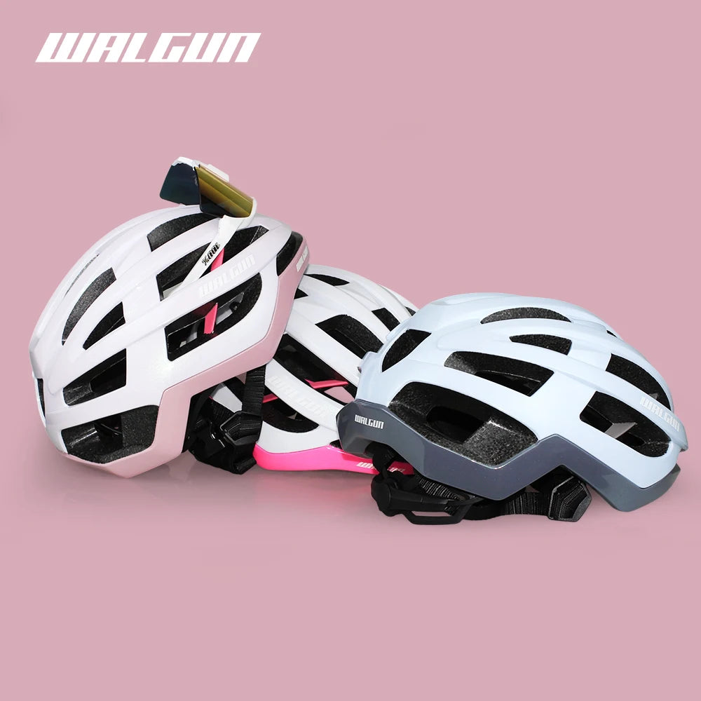 WALGUN New Ultralight Cycling Helmet Safety Cap Bicycle Helmet for Racing Bike Equipments Road MTB Adult Bike Helmets 240g