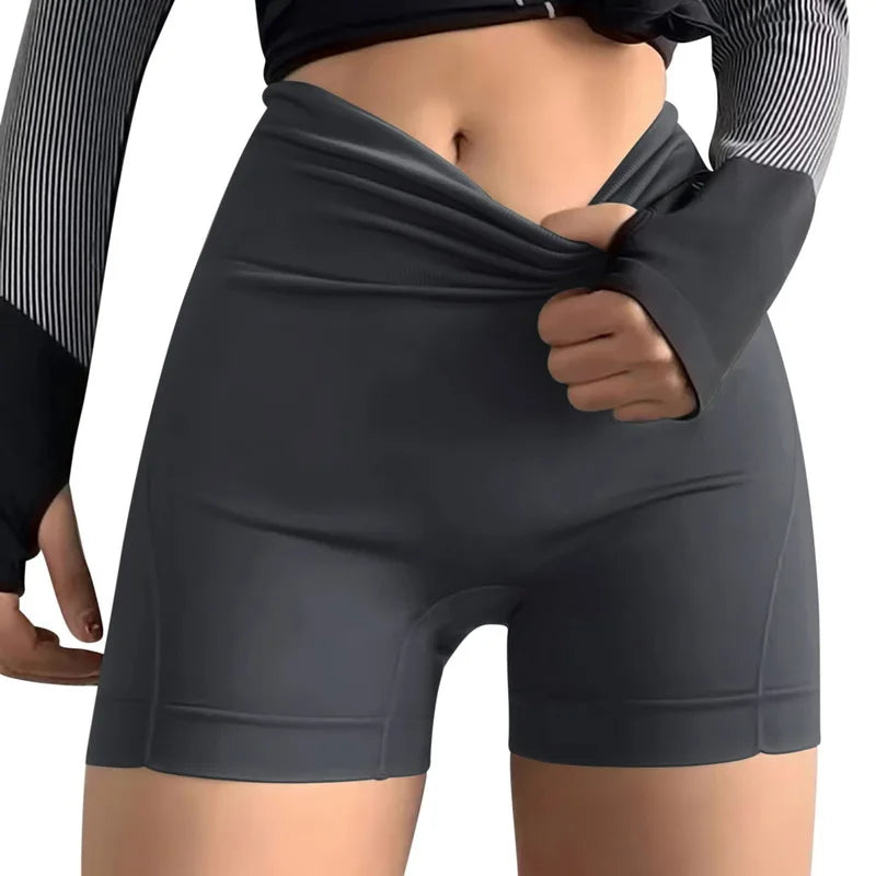 New Women Sports Shorts Summer Running Sexy Leggings High Waist Short Pants Fitness Jogging Clothing Black Safety Shorts