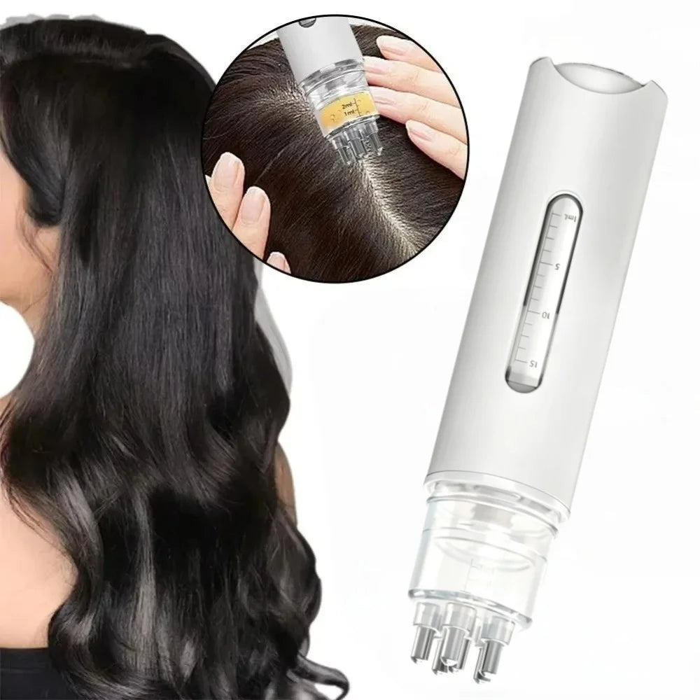 Portable Scalp Medicine Applicator Oil Liquid Guiding Massager Anti Hair Loss Scalp Scalp Applicator Liquid Comb Anti Hair Loss