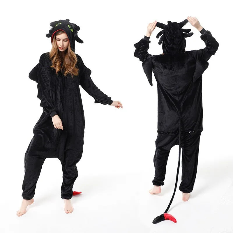 Adult Kids Wolf  Costume Animal Halloween Christmas Party Cosplay Costumes Onesie Child Role Play Jumpsuit Kigurumi Bodysuit