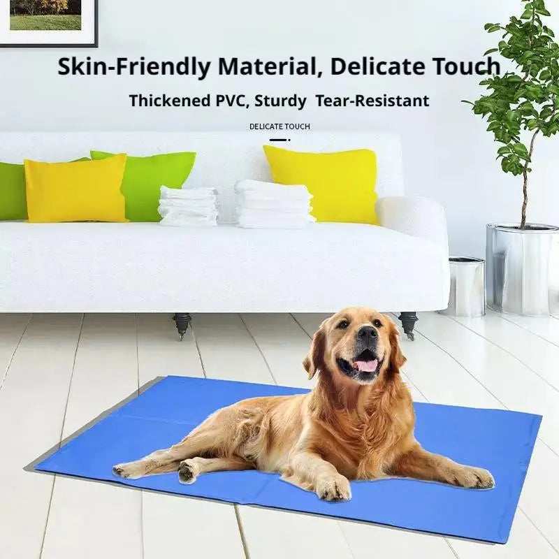Summer Chill Pad Pet Ice Bed Mats Cushion Dogs Cats Summer Cooler Sleeping Pad Heat Relief Cooling Sponge Gel Pet Supplies