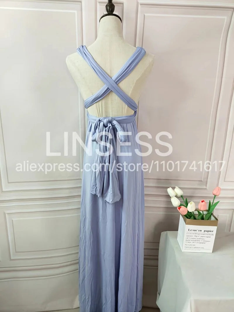 Multiway Maxi Dress Bridesmaid Dress Infinity Cocktail Dress Floor Length Bridesmaid Dress Maxi Dress for Bridesmaid Gifts