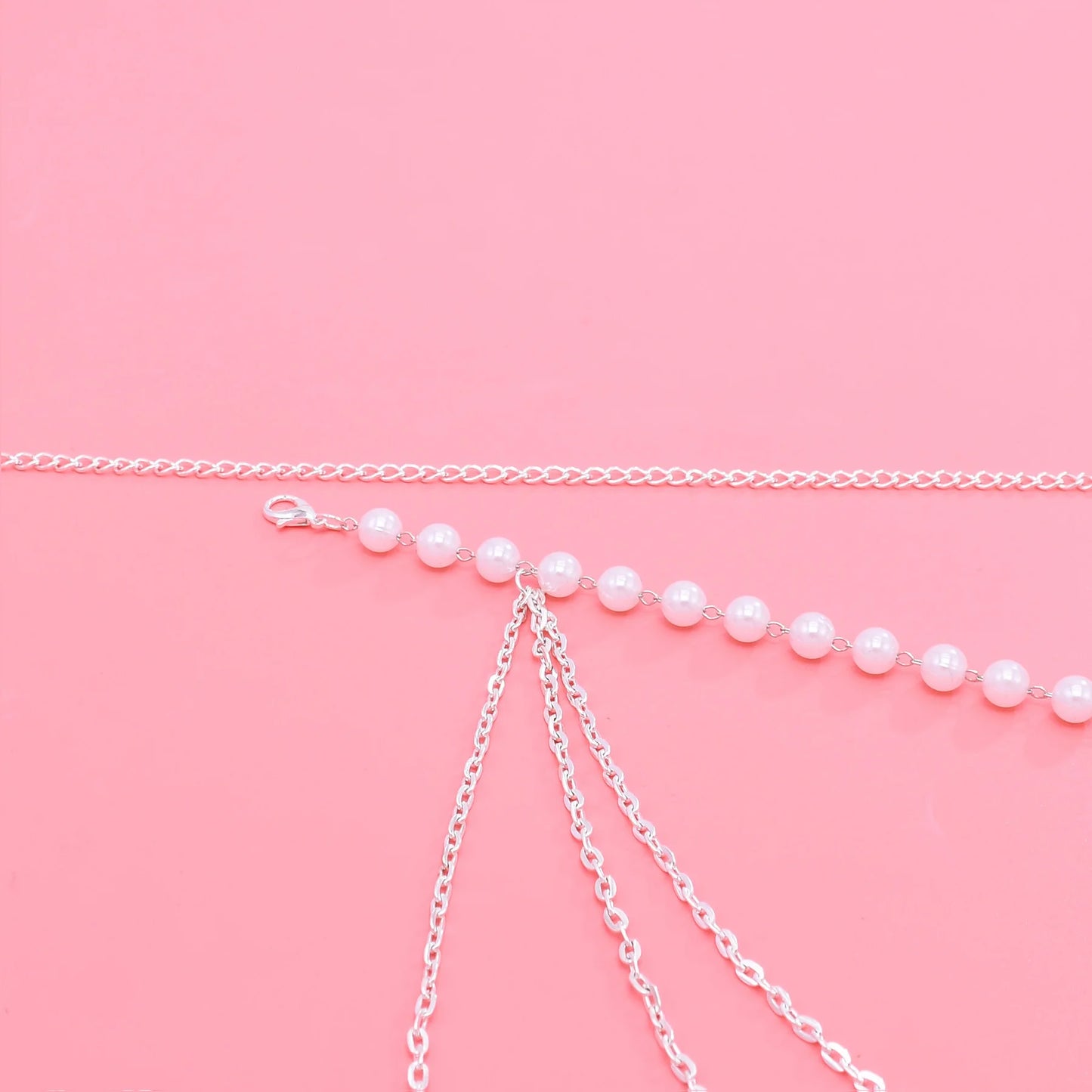 Sexy Waist Chain Belt Multi Layered Imitation Pearl Belly Body Chain Fashion Trendy Jewelry For Women Festival Party Accessories