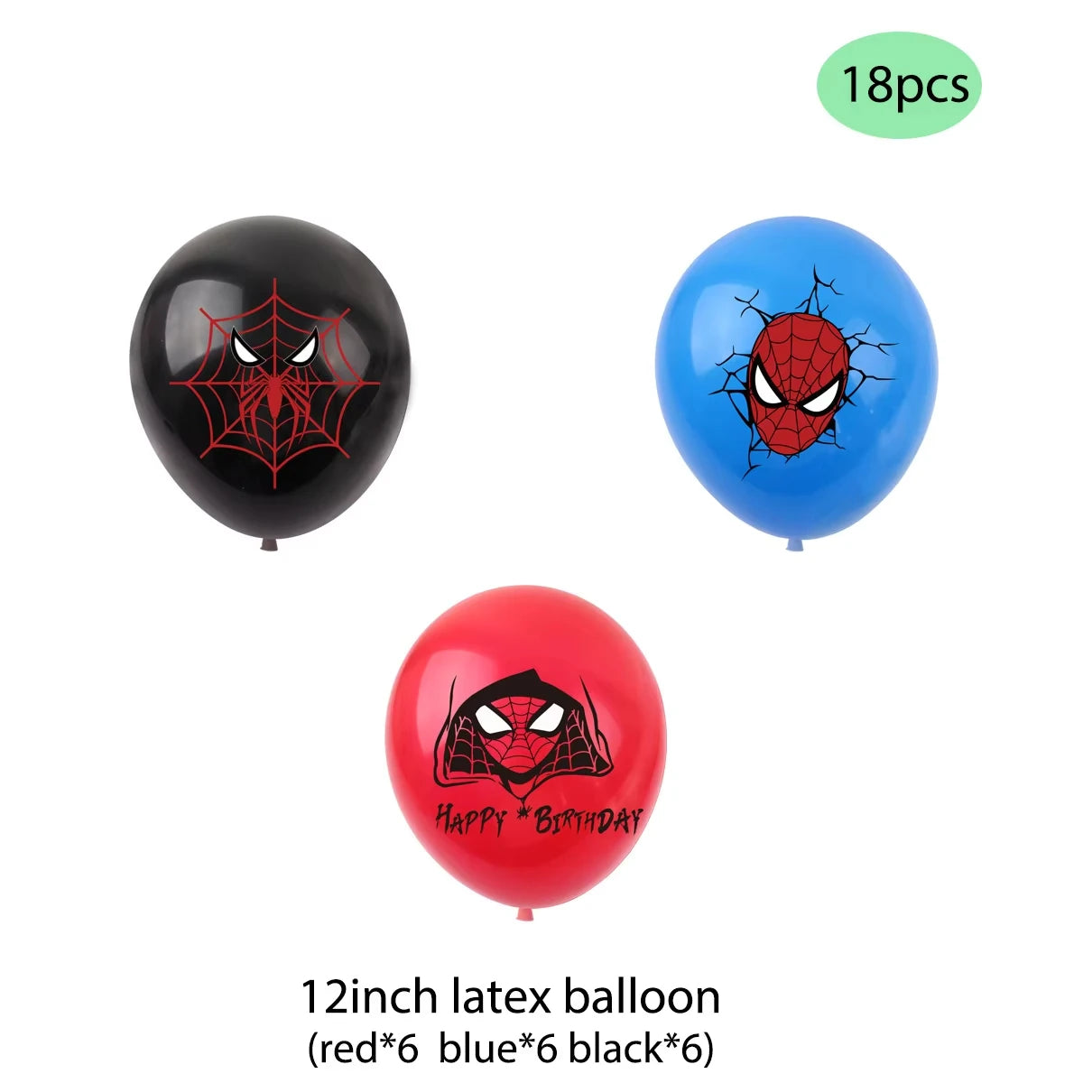 SpiderMan Birthday Party Decoration Party Supplies Set Tableware Tablecloth Cup Plate Balloon Cake Topper Party Supplies Gifts
