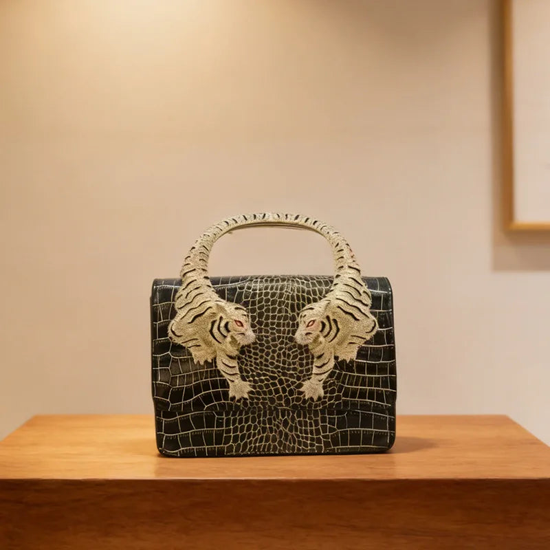 Unique Leisure Diaper Bag Stylish Clutch Mini Messenger Purse Solid Color Leather Handbag Original Retro Women's Tote