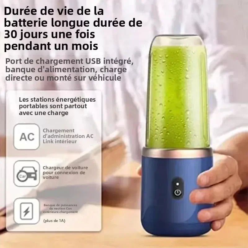 400ml Portable USB Blender Electric Travel Juicer Cup For Smoothie Milkshake Kitchen Mini Mixer Tool