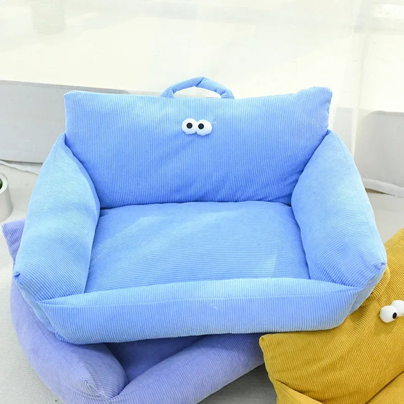 Cushion Winter Bed Puppy Special Sofa Kennel Winter Warm Pet Internet Celebrity Cat Nest Small Dog Dog Sleeping Mat