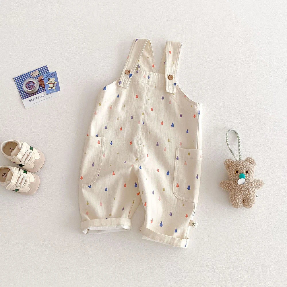 2025 New Season Colorful Striped Infant Kids' Suspender Pants Kids Overalls for Boys and Girls Bib Overalls 0 - 5 Years Old