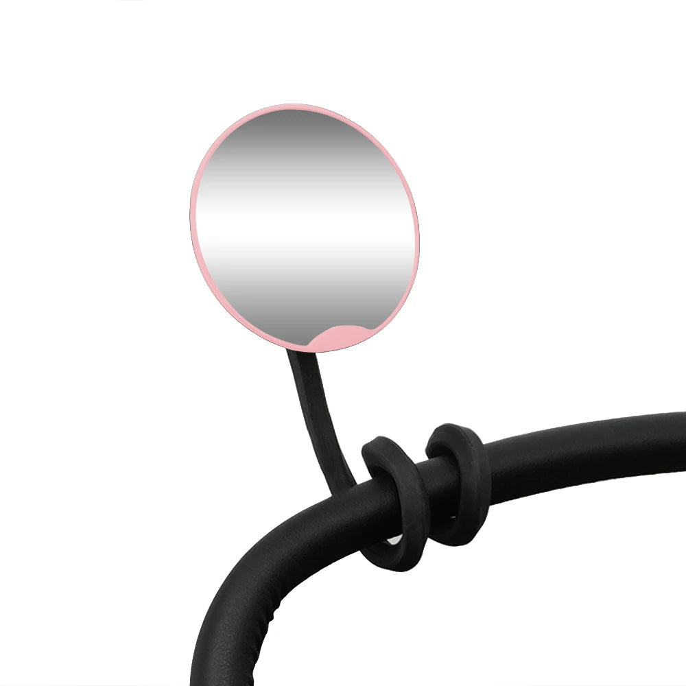 1PC Crash Tested 360° Adjustable Silicone-Leg Stroller Rear View Mirror, Shatterproof, Universal Fit, Easy to Install