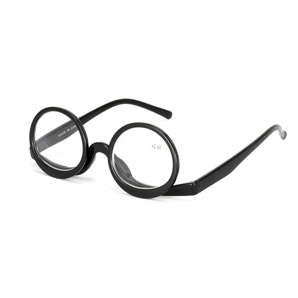 NONOR Makeup Readers Flippable Dual Lens Fashion Reading Glasses for Women Eyeglasses Diopter +1.0 +1.5 +2.0 To +4.0