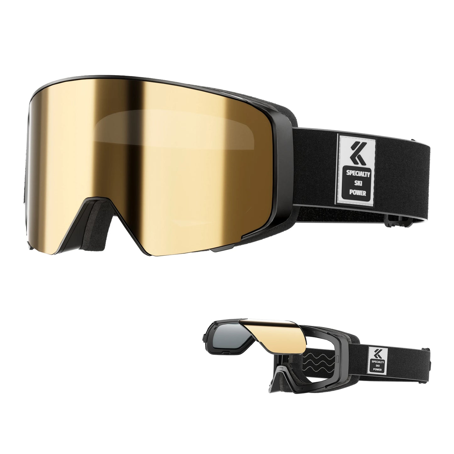 Kapvoe Photochromic Snow Goggles Ski Snowboard Anti-Fog Mask for Men Women Eyewear UV400 Protection Glasses Snowmobile Winter