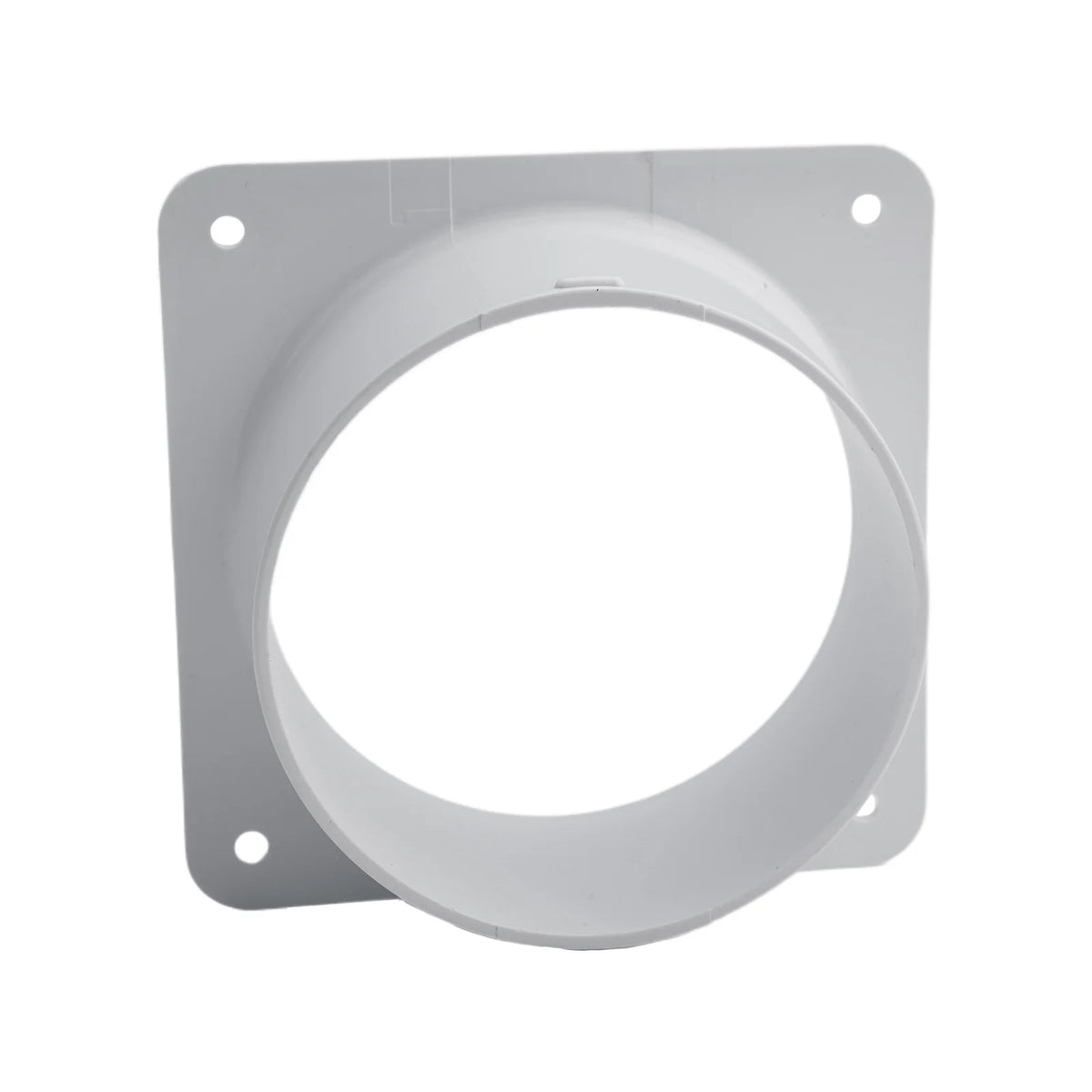 1pc Exhaust Pipe Straight Pipe 100-300MM ABS Air Duct Connectors Flange Ventilation Ducting Replaceable Accessories White