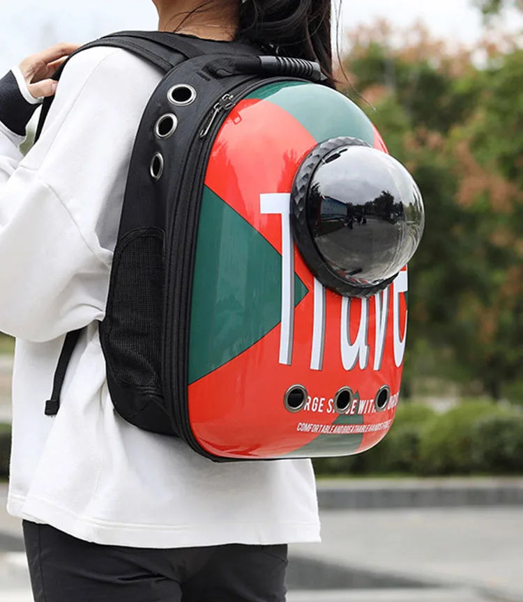 High Quality Window Transport Carrying Breathable Travel Bag Bubble Astronaut Pet Dog Space Capsule Cat Carrier Backpack