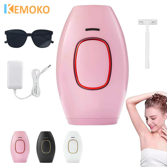 Laser Epilator IPL Hair Removal Laser Epilator For Women 500,000 Flash Depilator Pulses Permanent Painless Hair Removal