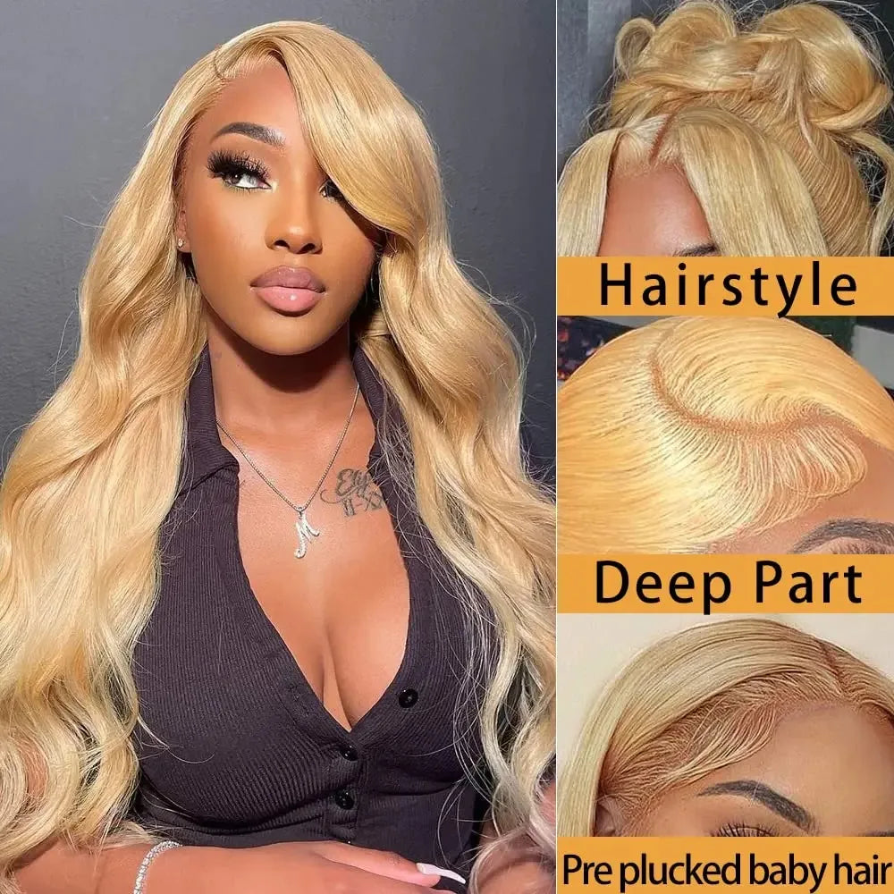 White Wig Body Wavy Lace Front Wig 13x4 HD Heat Fiber Pre Plucked Synthetic And Blend For Women Daily Wear Clearance Cosplay
