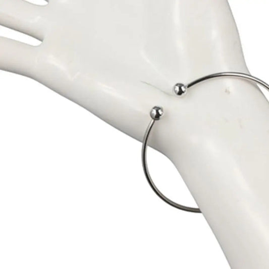 Classic Silver Plated Gifts Mens/Womens Fashion Jewelry Bracelet Adjustable Bangles