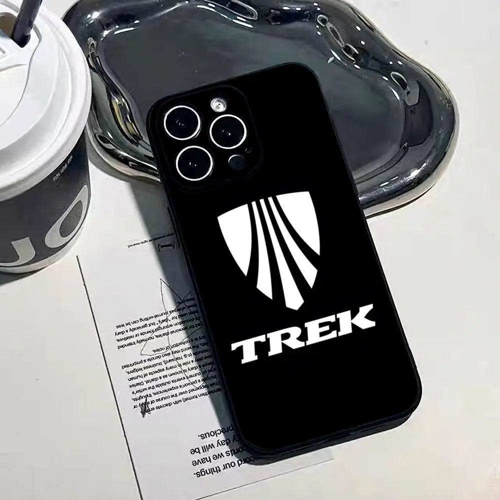 Bicycle T-TrekS Phone Case For IPhone 17 Pro Max 16 15 14 Pro Max 13 11 Air Plus Silicone Cover