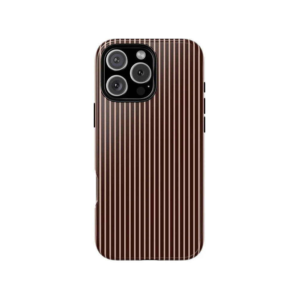 Luxury Clmj Navy Blue Polka Dot Pattern Phone Case for iPhone 17 16 15 14 13 12 X XS  Air Pro Max Plus Double-layer Back Cover
