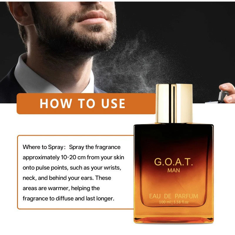 Luxury Charming CEO Perfume Spray,Men Eau De Parfum Mist,Floral Fruity Women Date Scent,Vanilla/Sandalwood/Lemon/Amber Fragrance