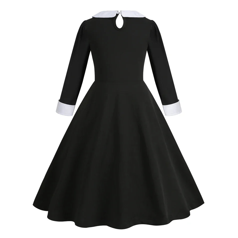 Halloween Dress Girl Costume for Girls Black Dress