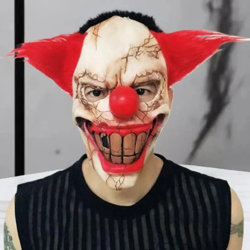 Halloween Various Clown Mask Cosplay Party Mask Latex Masks Helmet NPC Funny Prank Scare Headgear Bar Party Costume Props Mask