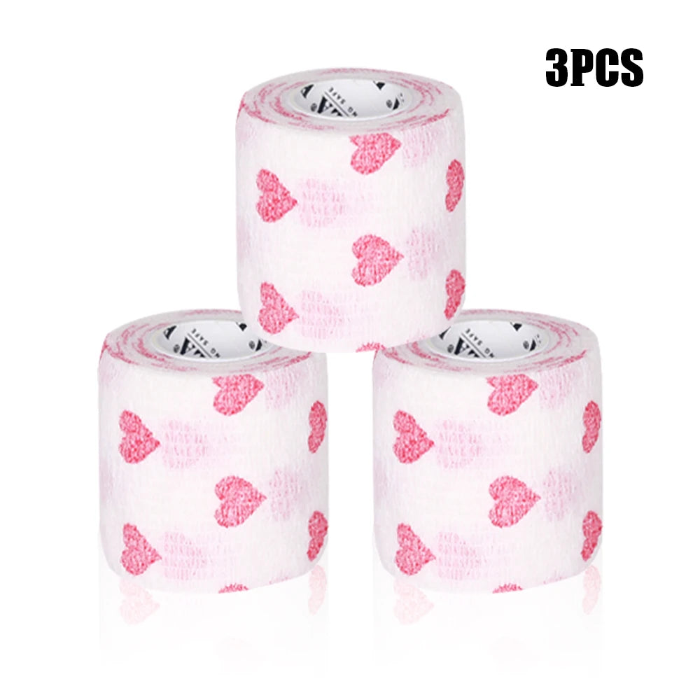 16/10/3PCS Tattoo Grip Bandage Colorful Self Adhesive Wrap 5cm X 4.5m Non Slip Handle Tape Tattoo Machine Grip Cover Supplies