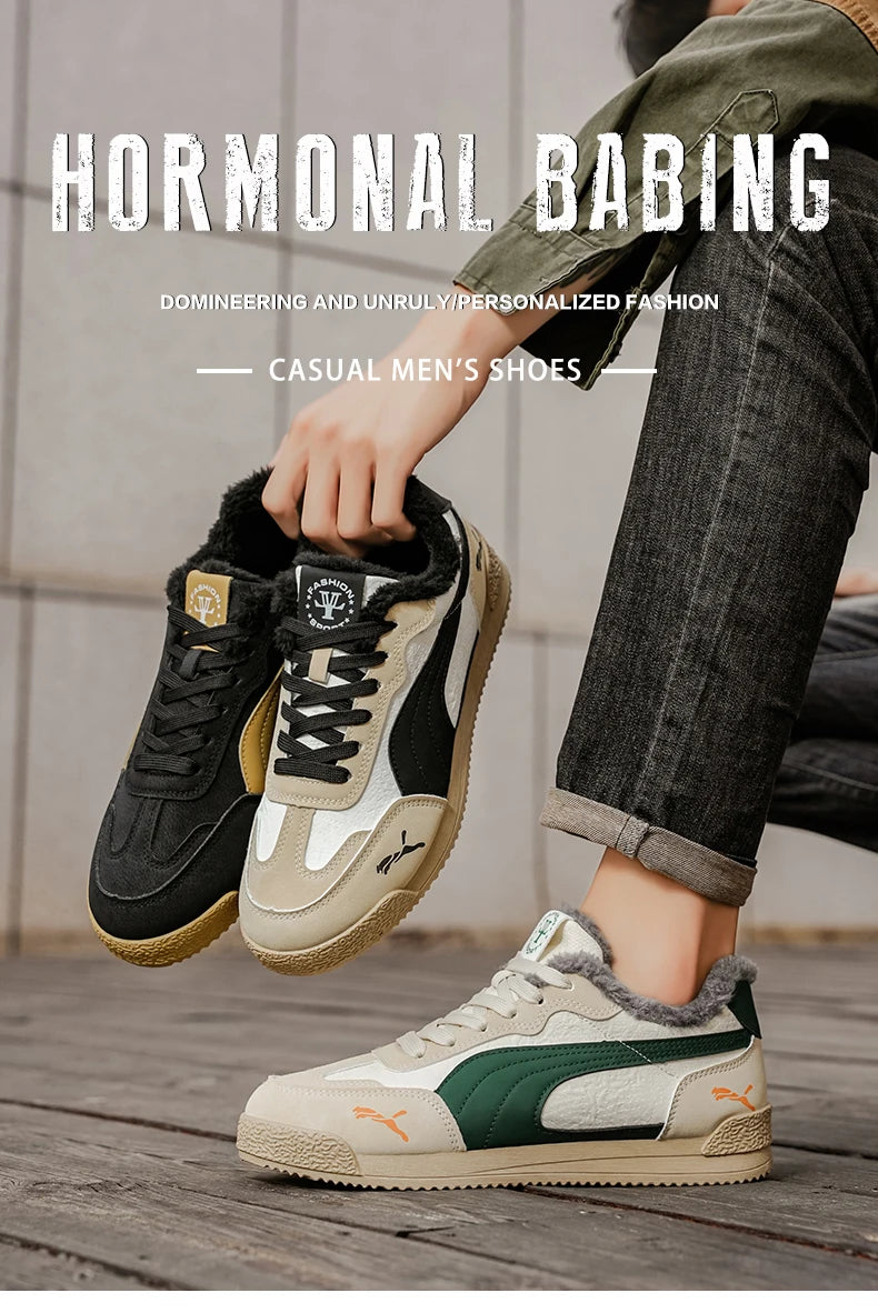 Men Casual Sneakers Winter Running Shoes Outdoor Casual Platform Sneaker Anti Slip Footwear Fashion Sport Shoes Size 39-44