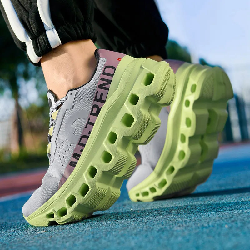 Mens Running Shoes Breathable Summer Sport Tennis Shoes Casual Ultra Lightweight Unisex Fashion Sneakers Non Slip Trainers