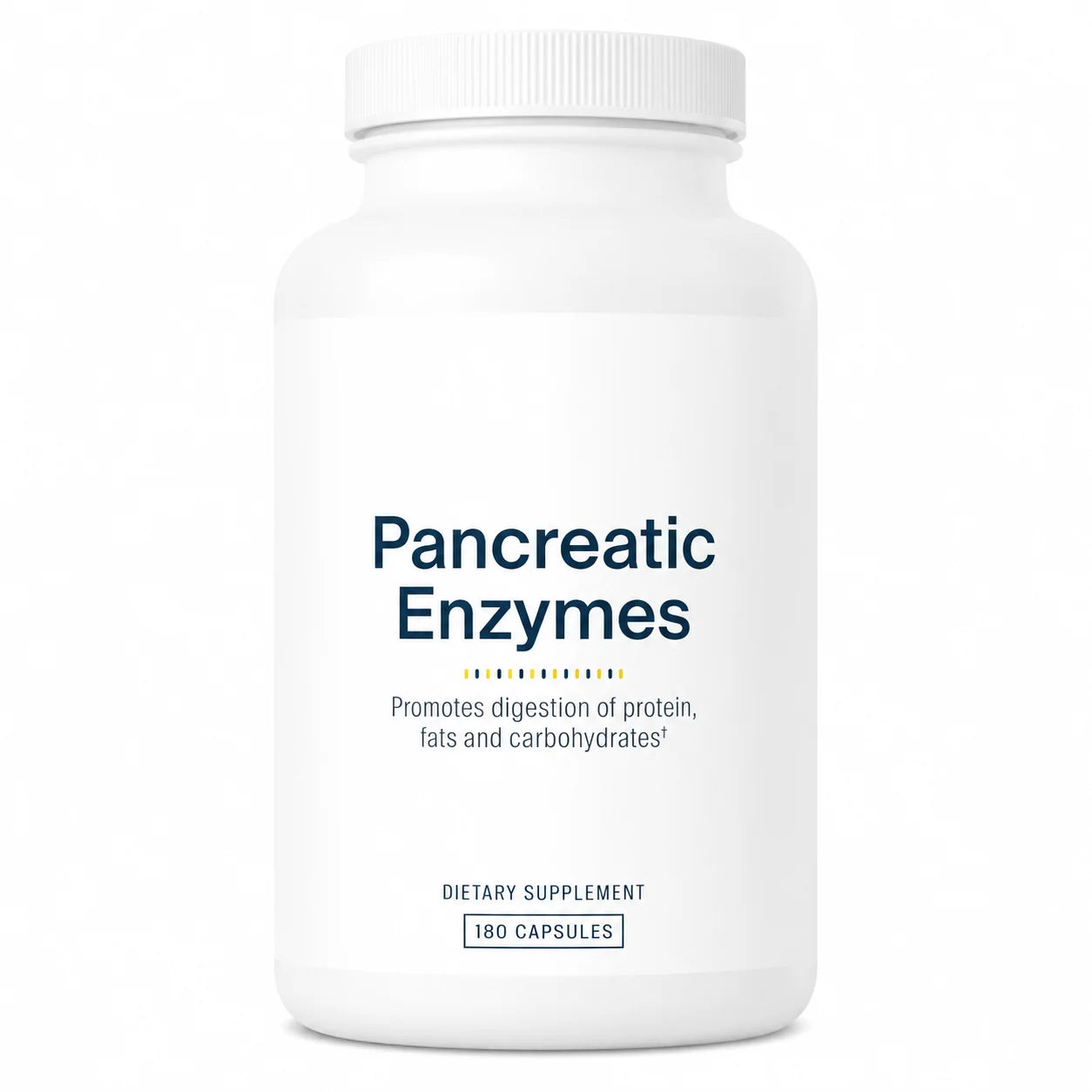 Digestive Enzyme Supplement 180 Capsules Pancreatic Enzyme Blend Protease Amylase Lipase Supports Protein Fat Carb Digestion