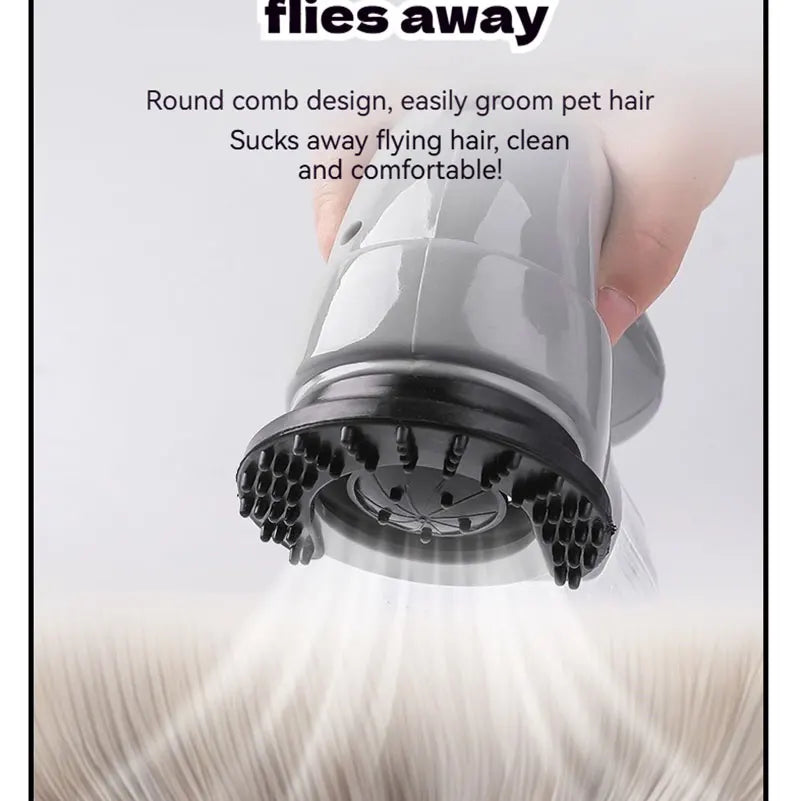 Portable Cat and Dog Hair Vacuum Electric Massage Clean Dual Purpose Cleaner Device  Cleaning Vacuum Cleaner Cat Grooming Tools