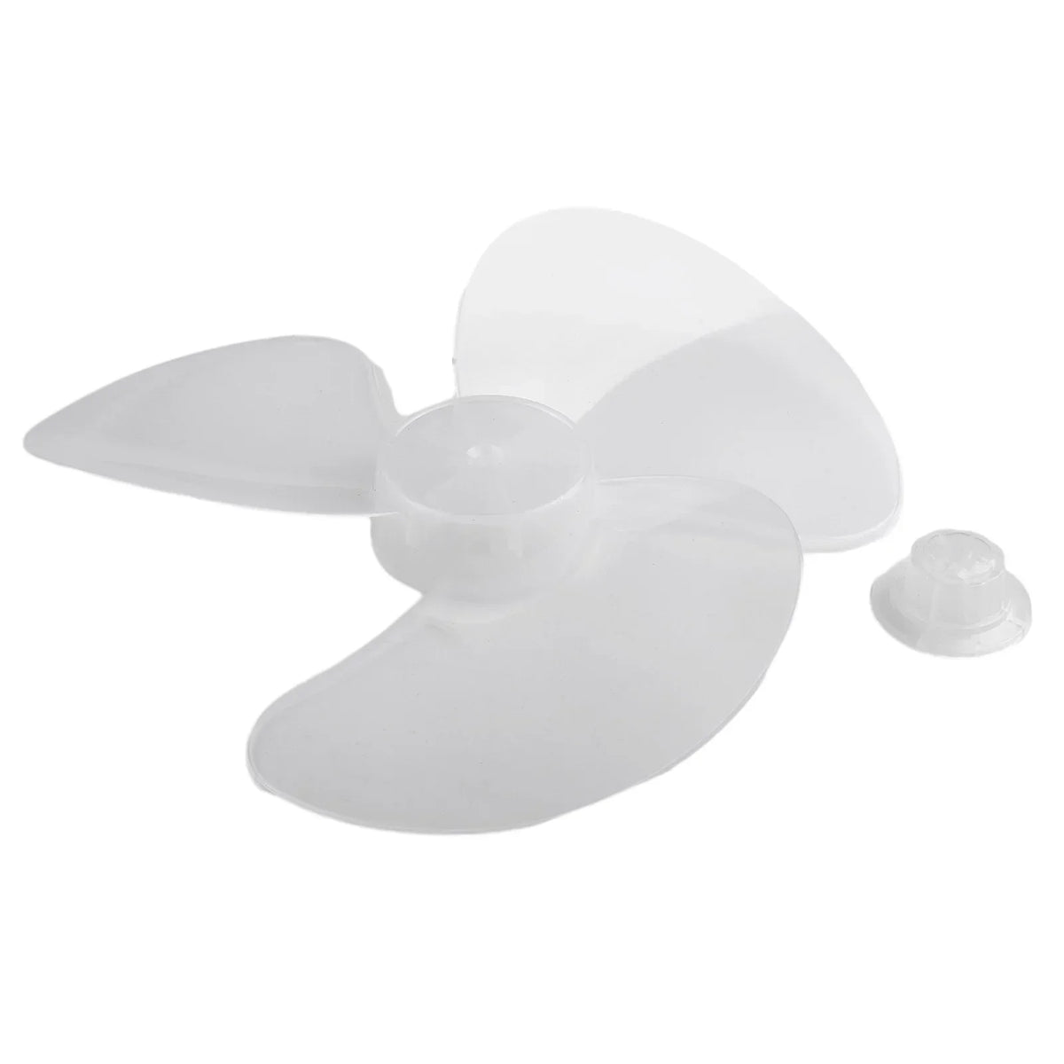 28cm Plastic Fan Blade 3 Leaves Standing Pedestal Fan Blade Table Fanner With Nut Cover Electric Fan Accessories