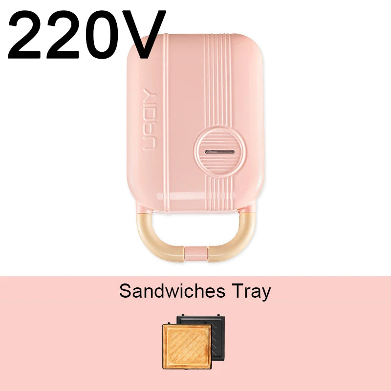 Mini Sandwich Maker Breakfast Machine Multi Cooker Electric Toaster Oven Hot Plate Bread Pancake Waffle Donut Maker for Kitchen