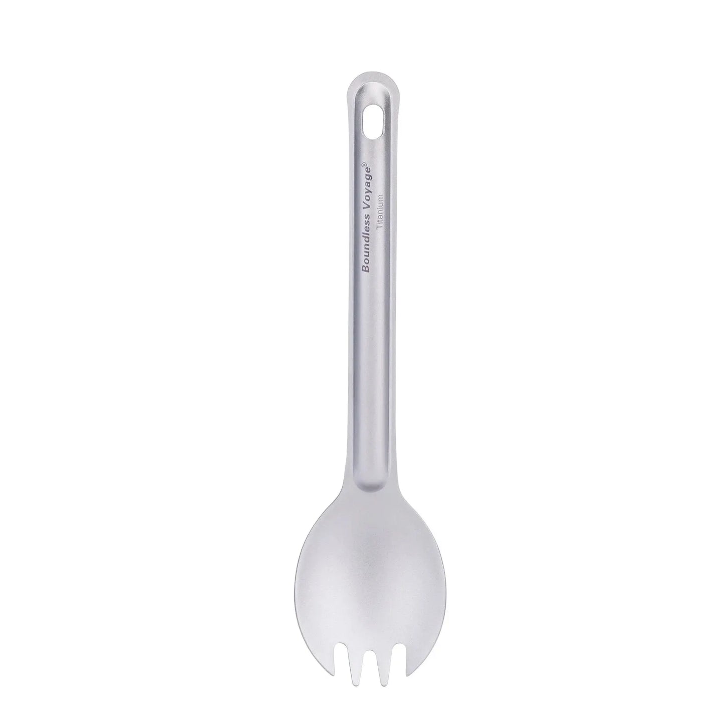 Boundless Voyage Titanium Cutlery Reusable Spoon Spork Set Lightweight Camping Tableware Outdoor Flatware