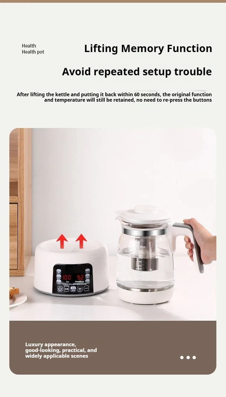 1.3L Household Constant Temperature Kettle, Fast Boiling Kettle, Baby Milk Regulator, Electric Kettle, Durable Health Pot