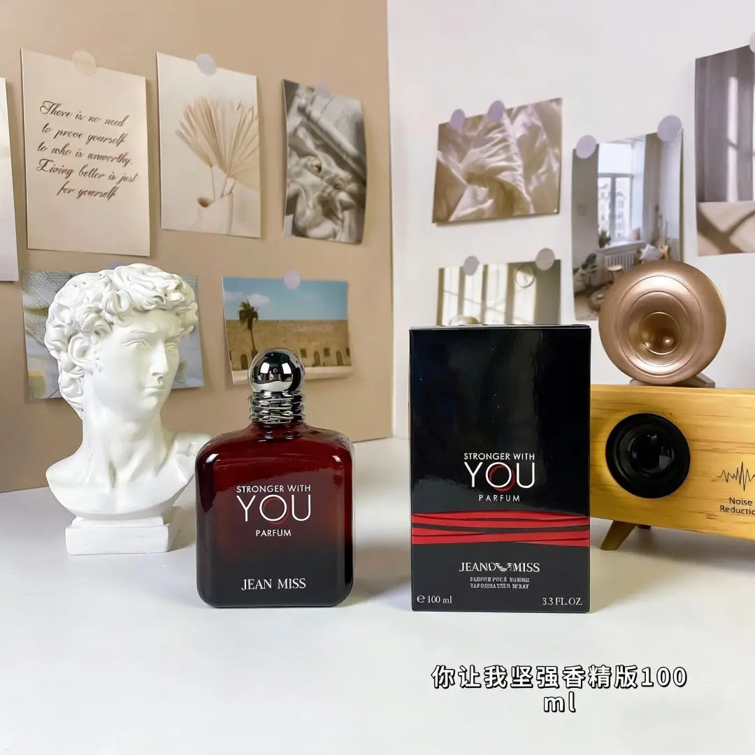 100ml Stronger With You Men's Perfume, Chypre Oriental Fragrance, Long Lasting Woody Scent for Him