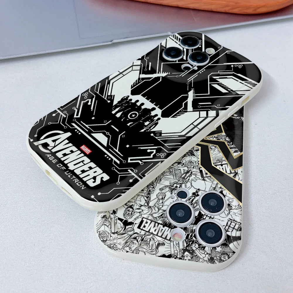 A-Avengers Spider Venoms Men Phone Case for Xiaomi Redmi Note 15 14 13 12 12S 11 Pro Plus 15 15C 14C 13C 12C 4G 5G 3D Wave Cover