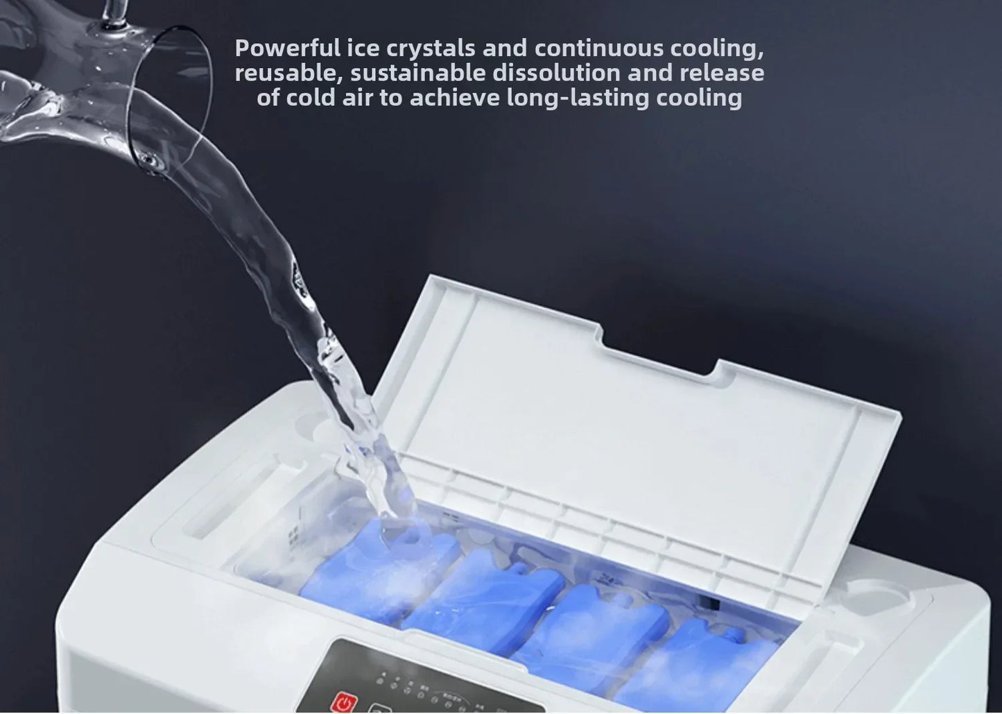 Chigo Air Cooling Fan with Ice Box Powerful Cooling for Hot Summer Days LYH