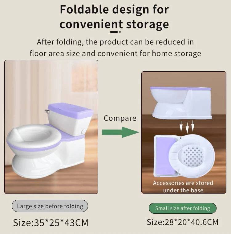 Baby Potty Training Toilet Seat，Baby Potty Toilet Seat Realistic Potty Training Seat With Sticker